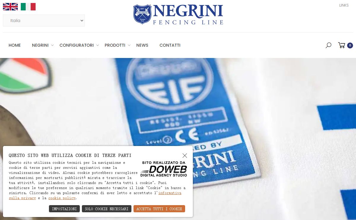 Vendita accessori per la scherma a Verona | Negrini Fencing Line