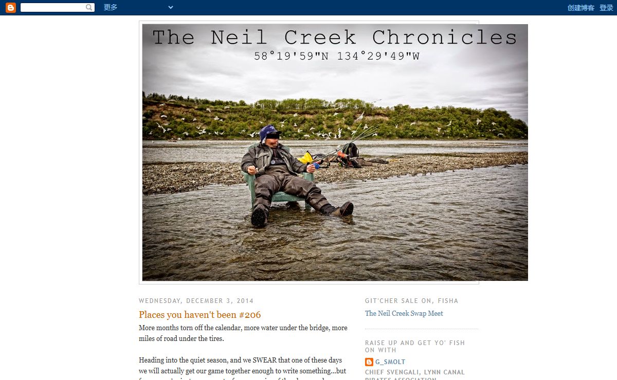 The Neil Creek Chronicles 58°19'59"N 134°29'49"W