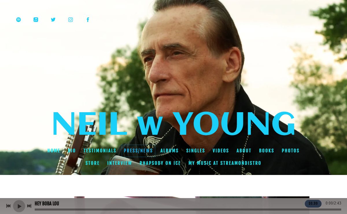 Neil w Young
