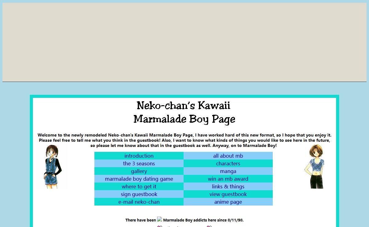 Neko-chan's Kawaii Marmalade Boy Page!