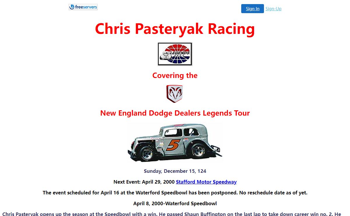 Chris Pasteryak Racing