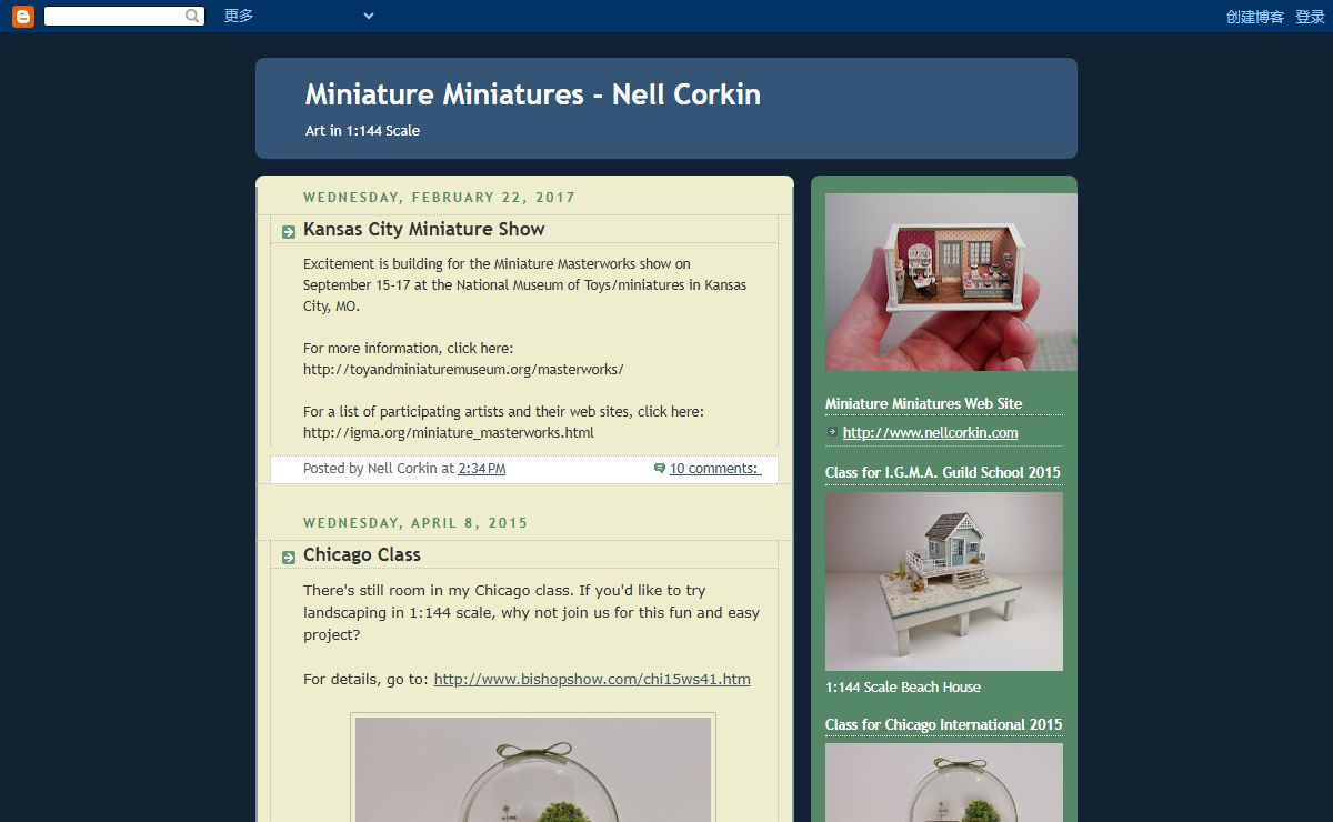 Miniature Miniatures - Nell Corkin