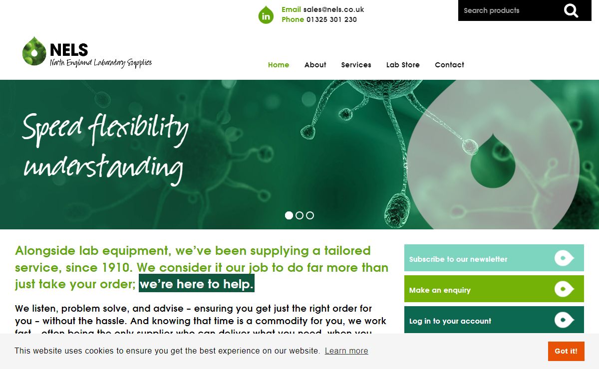 North England Laboratory Supplies | Lab Equipment | NELS