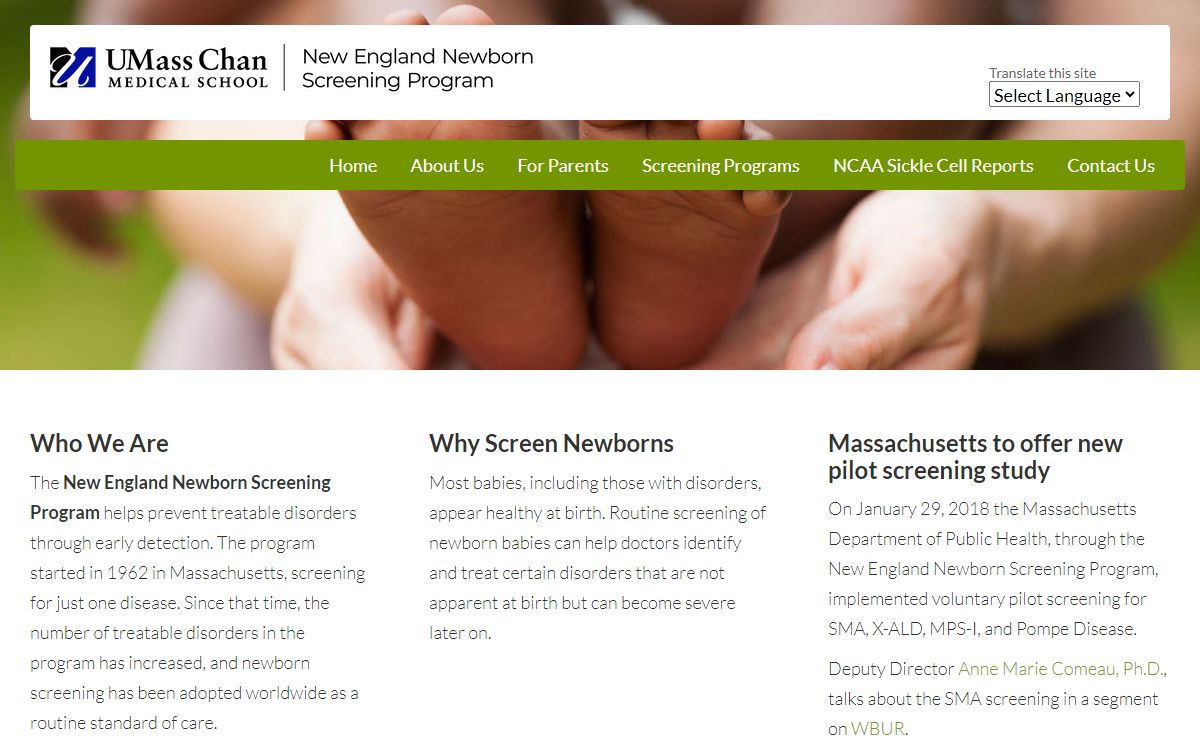 New England Newborn Screening Program