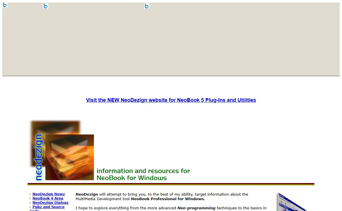 NeoDezign - information and resources for NeoBook for Windows