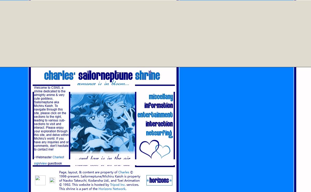 charles' sailorneptune shrine! v11.01
