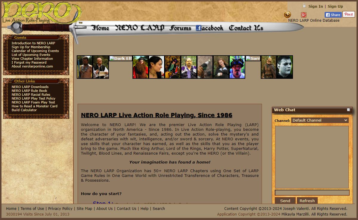 NERO - NERO LARP Online Database