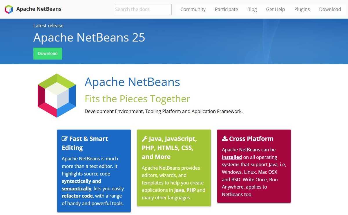 Welcome to Apache NetBeans