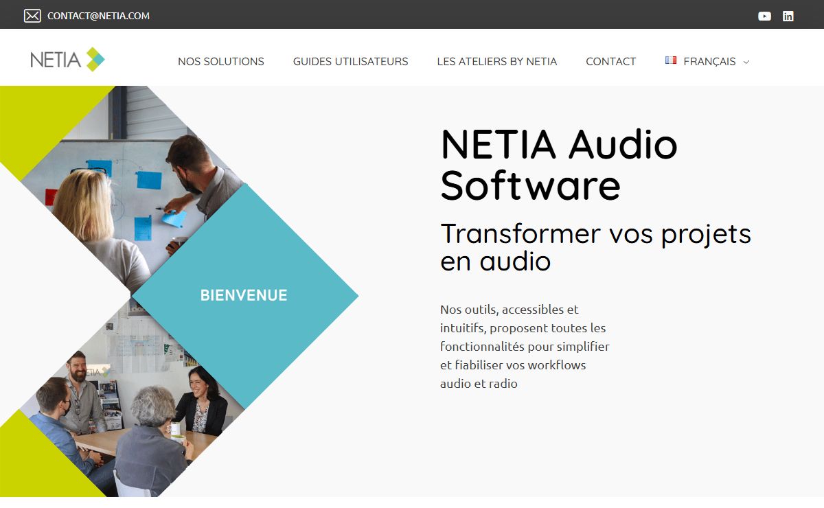 NETIA – Logiciels d'automation et de diffusion radio