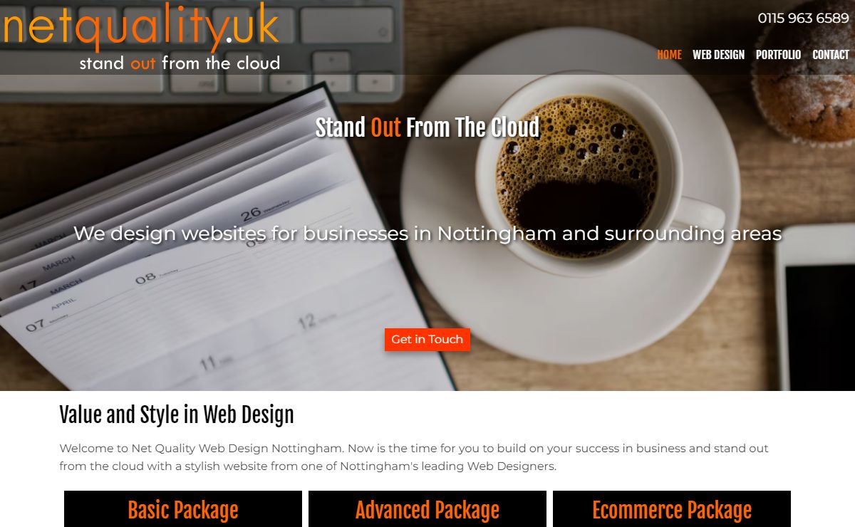 Home | Net Quality Web Design Nottingham