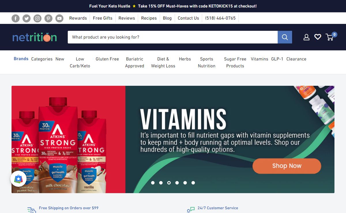 Netrition.com - Nutrition and Diet-Friendly Foods