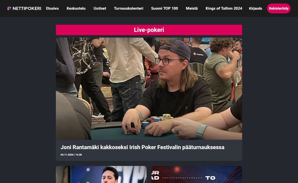 nettipokeri.com - suomalaisille pokerin ystäville