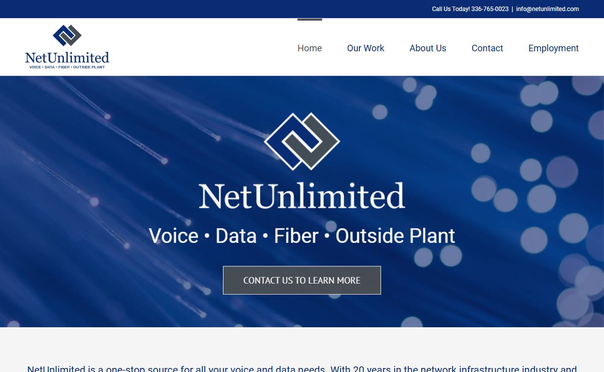 NetUnlimited – Voice • Data • Fiber • Outside Plant