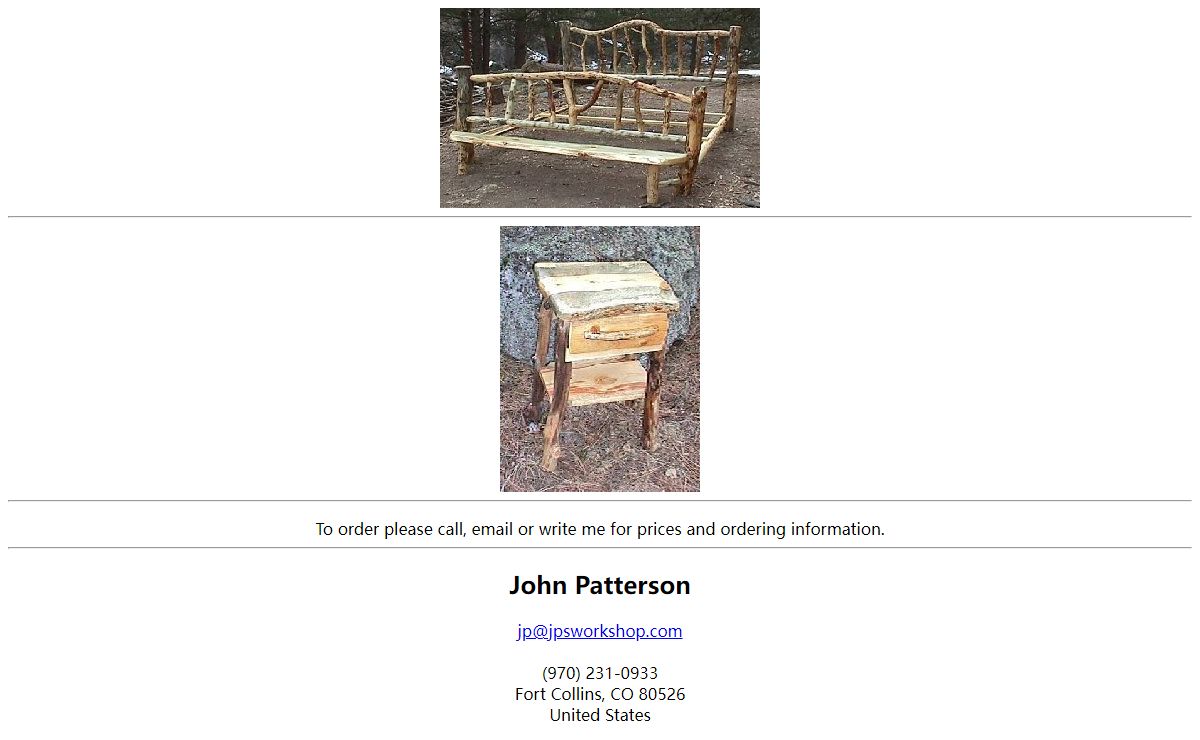 Artistic Log Furniture- Handcrafted and Rustic