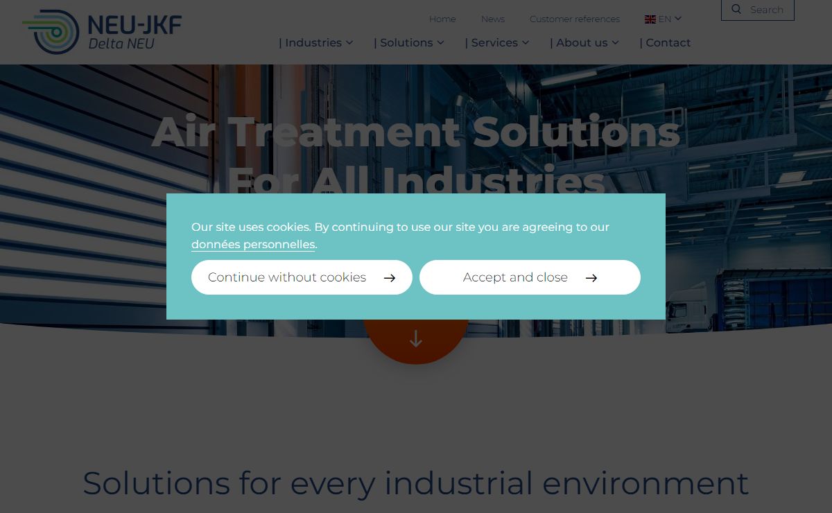 NEU-JKF Delta NEU | Industrial Filtration Specialist & Air Quality Expert