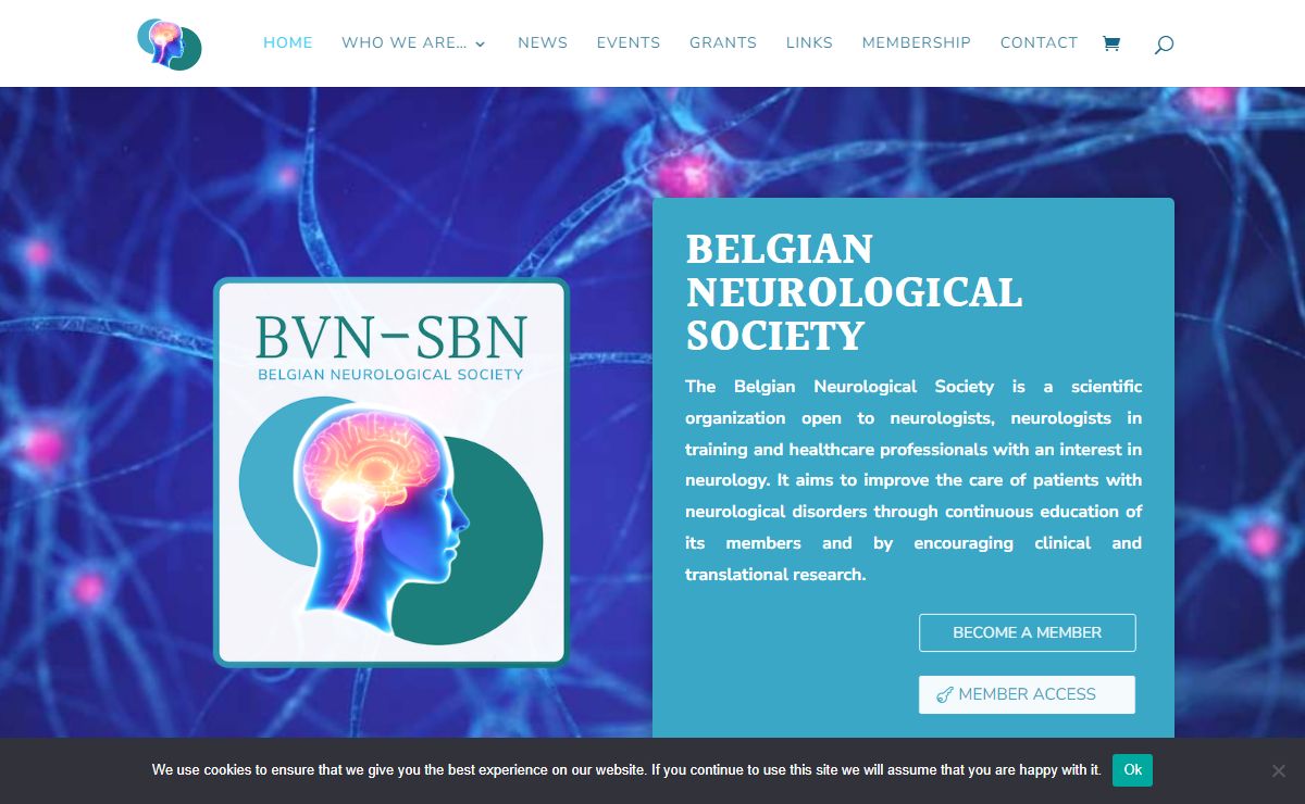 Belgian Neurological Society | Scientific organization open to neurologists, neurologists in training and healthcare professionals with an interest in neurology.