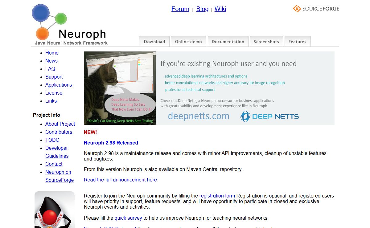 Java Neural Network Framework Neuroph