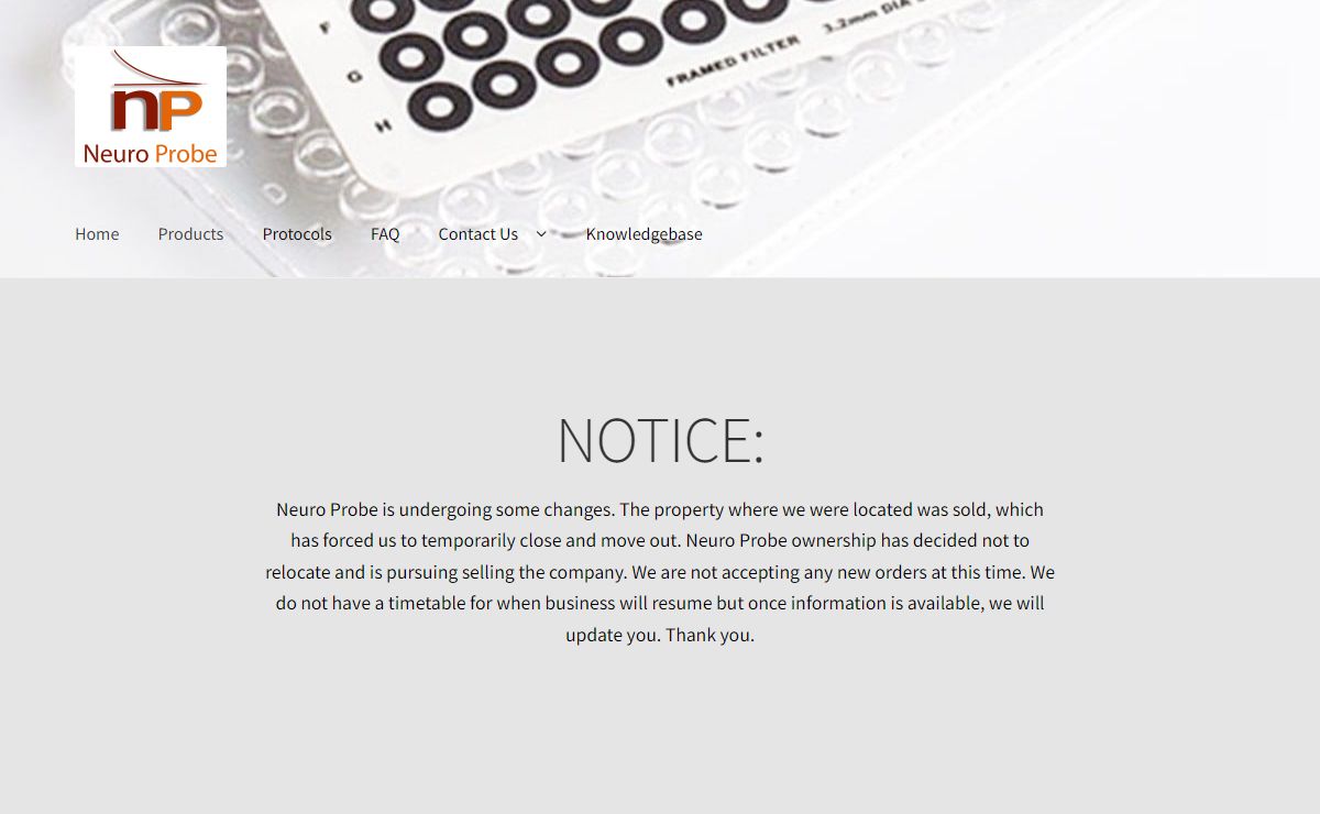 Neuro Probe – Advanced Assay Instruments for the Bioscience Community