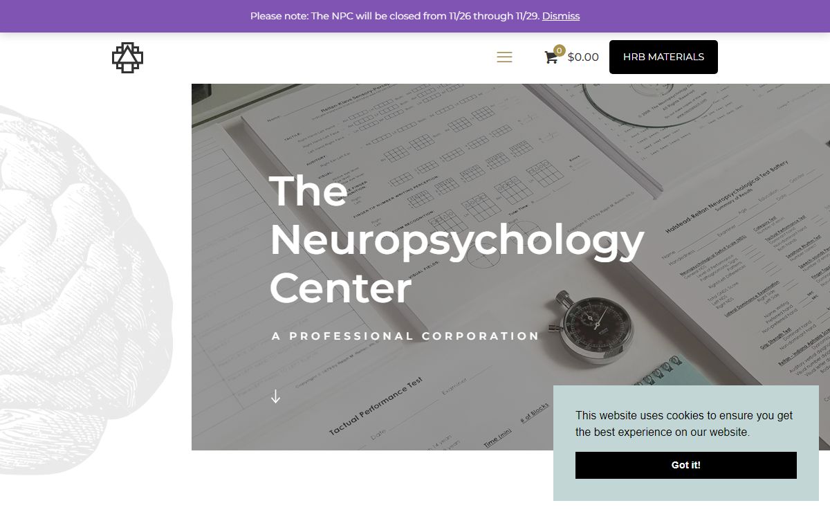 The Neuropsychology Center – NPC website