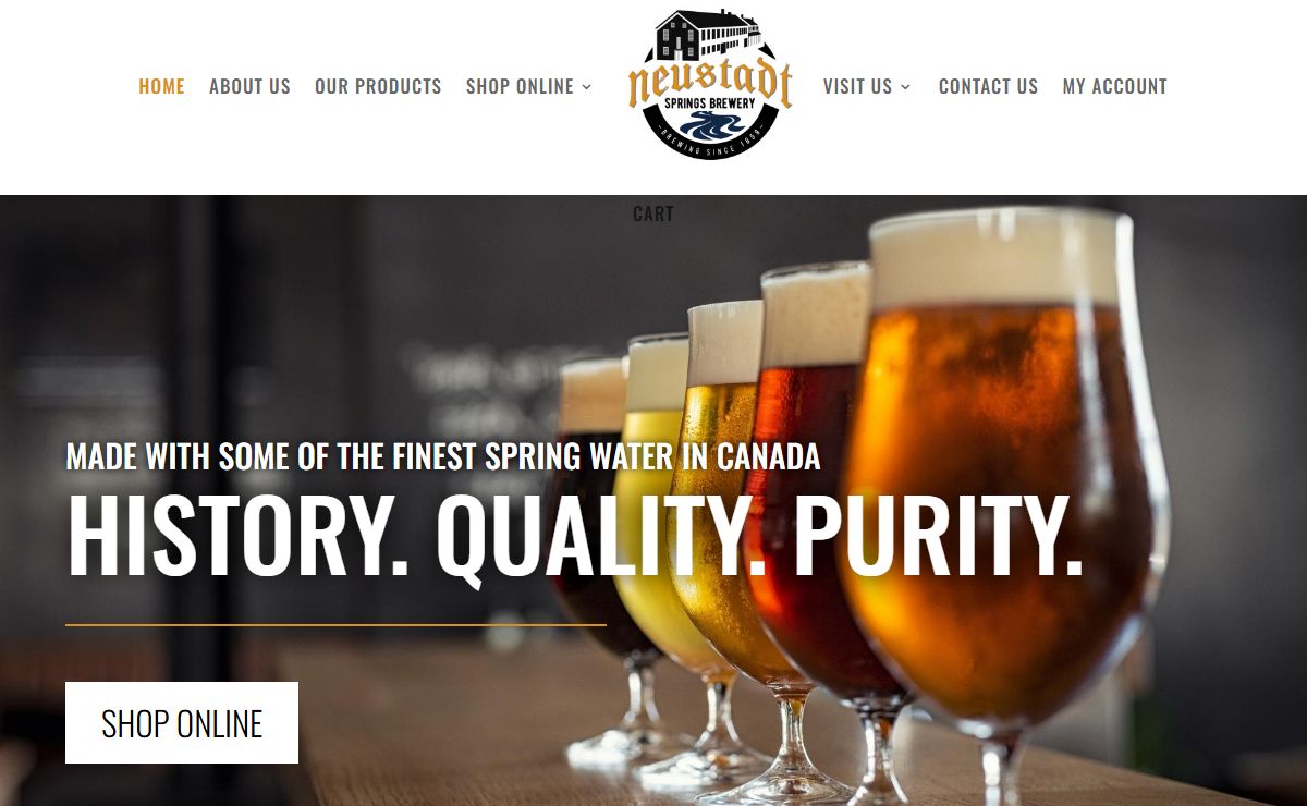 Neustadt Springs Brewery | Natural Premium Ales & Beers