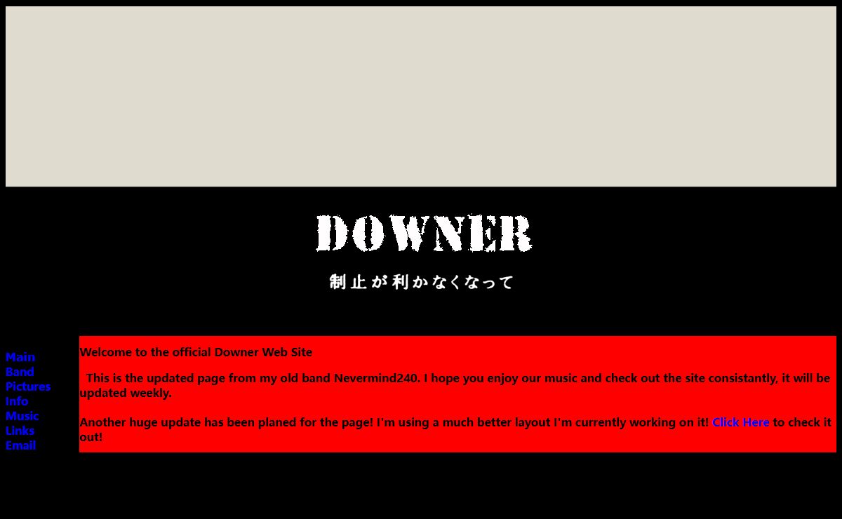 The Officail Downer Web Site