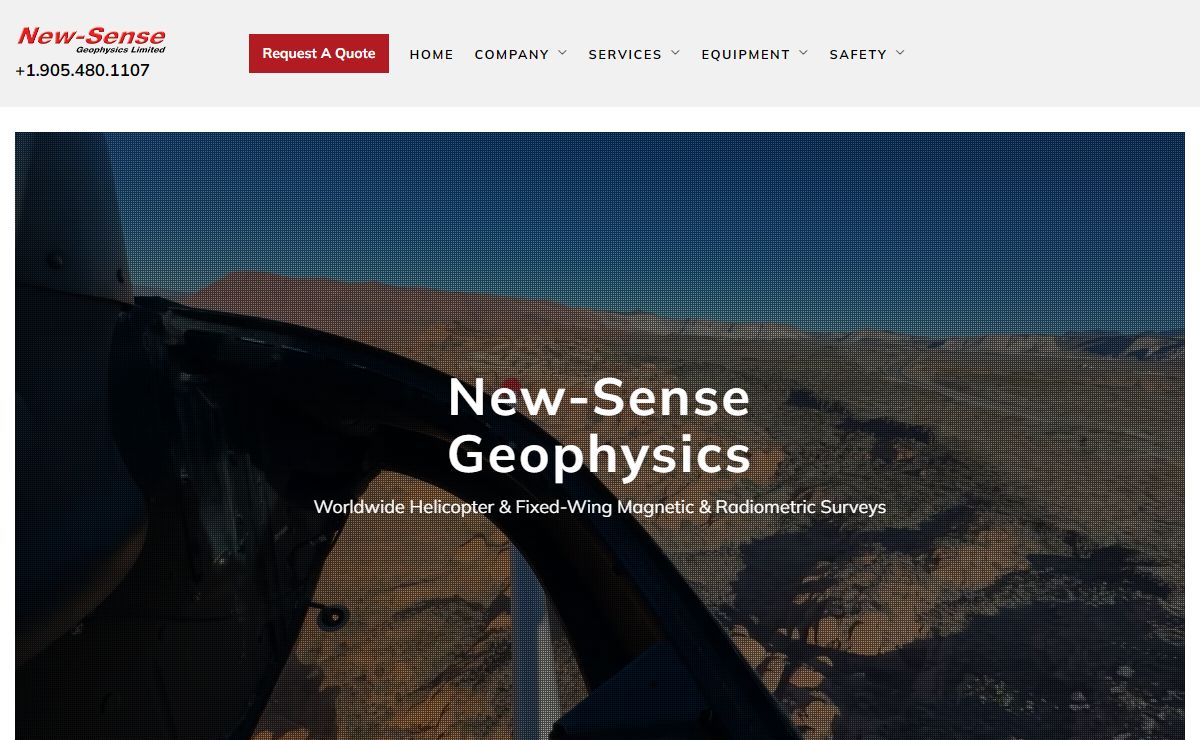 Aerial Geophysical Surveys | Airborne Surveys - New-Sense Geophysics