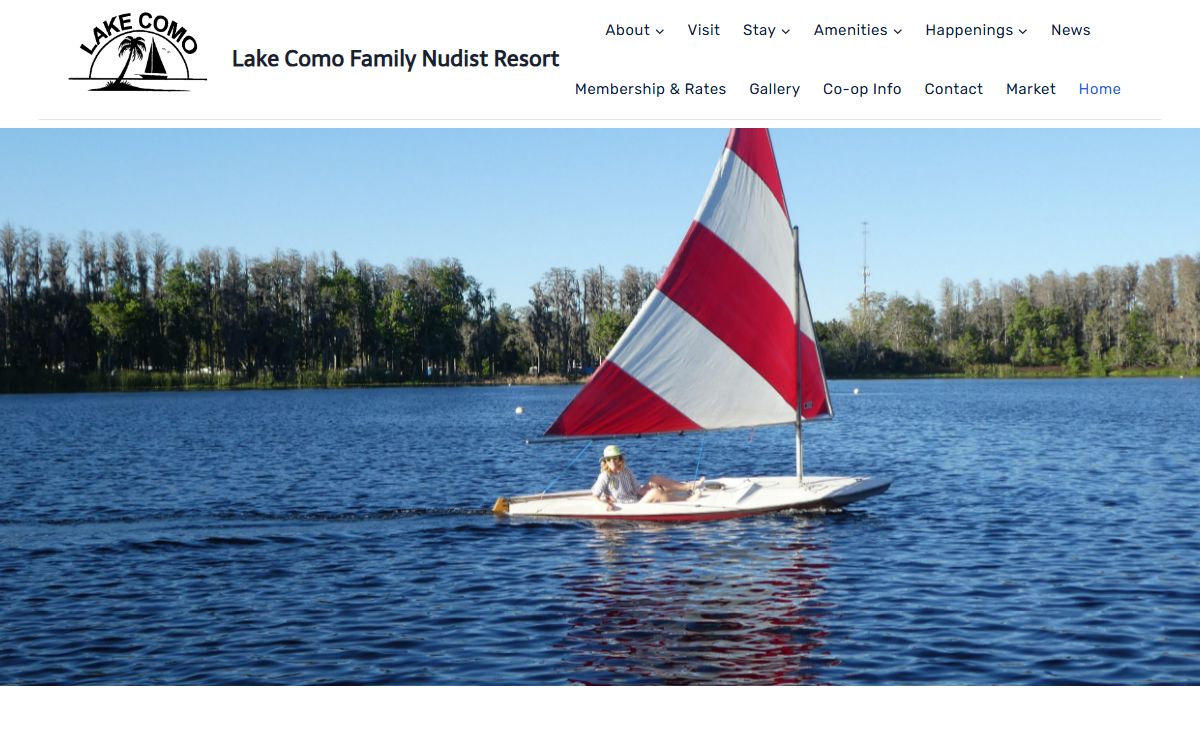 Lake Como Family Nudist Resort – The Place to Be…Naturally!