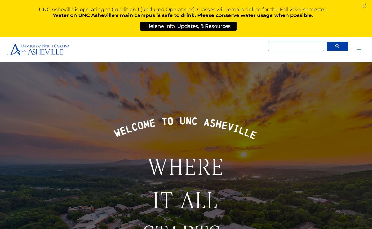 UNC Asheville - Where It All Starts - UNC Asheville