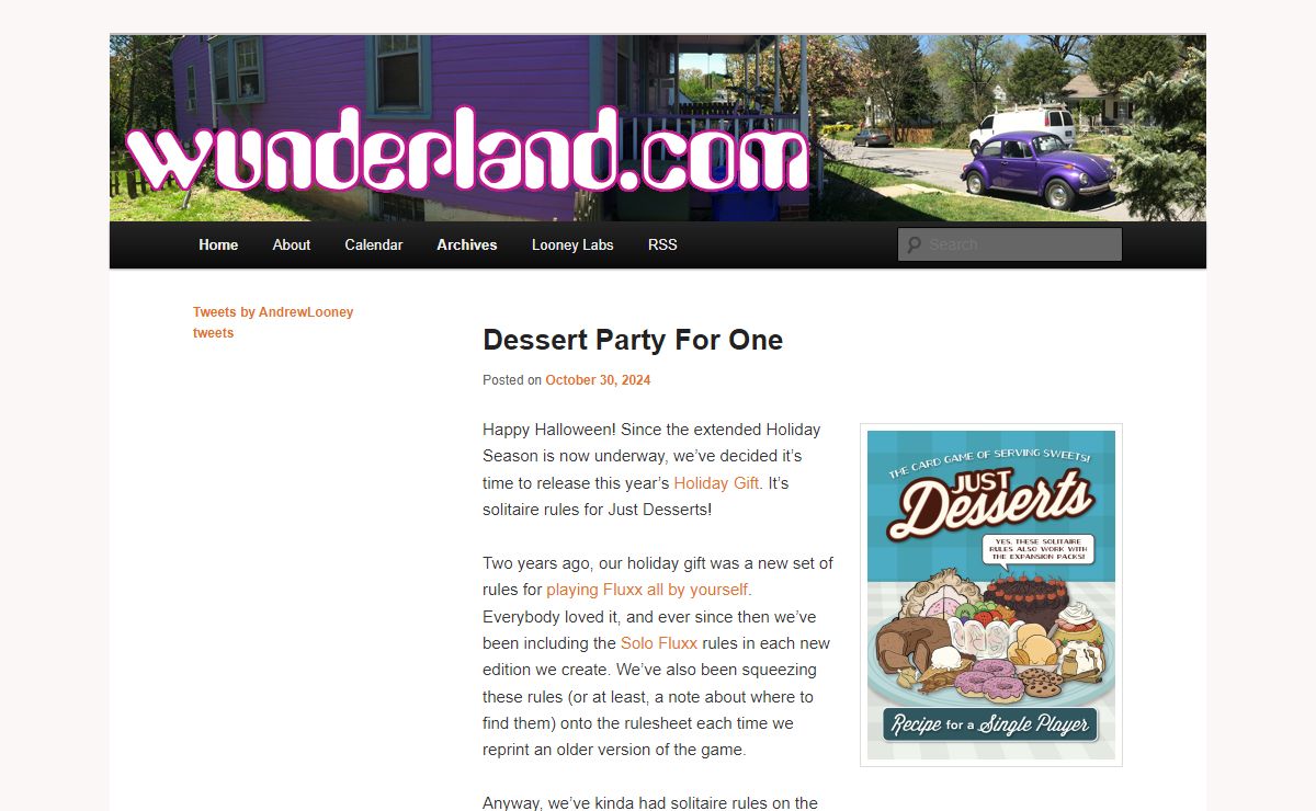 Wunderland | Andy Looney's blog