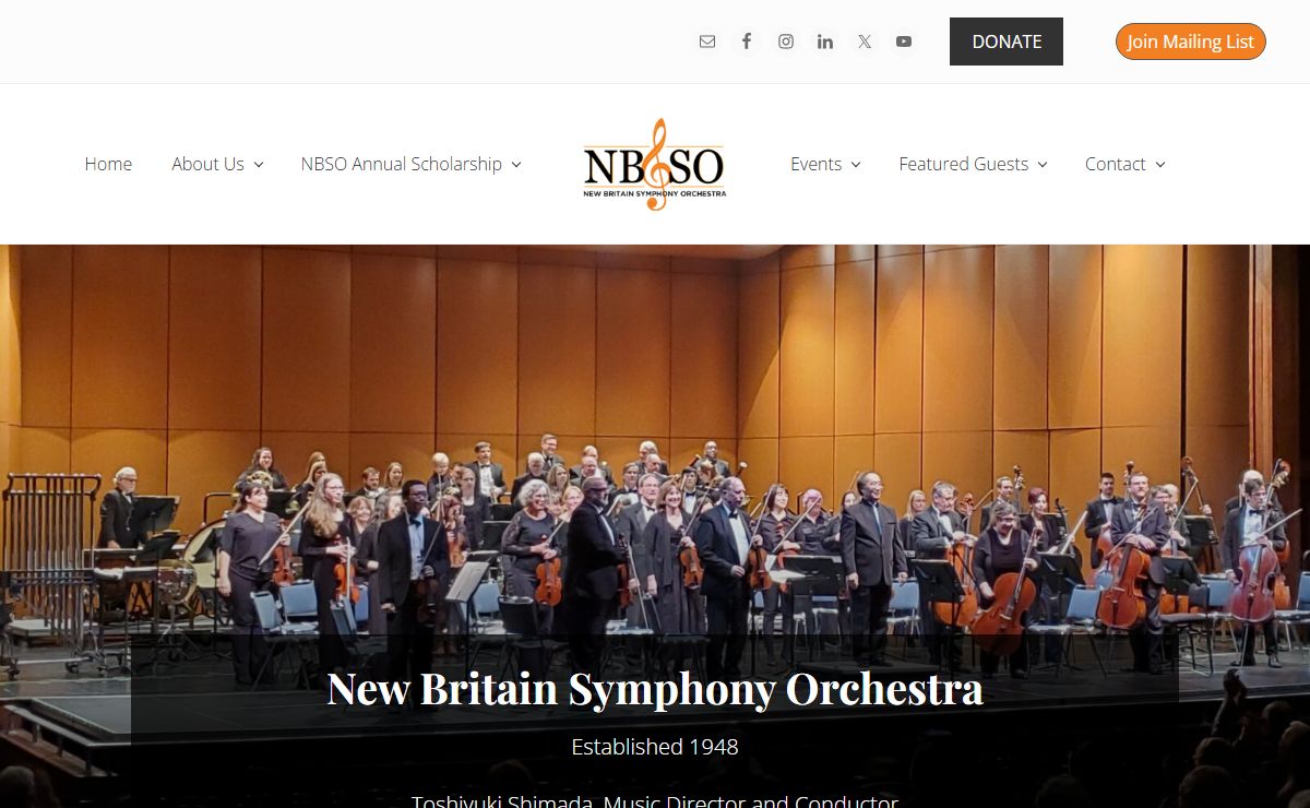 New Britain Symphony Orchestra – Symphonic Music in New Britain, CT – Celebrating 70+ Years!