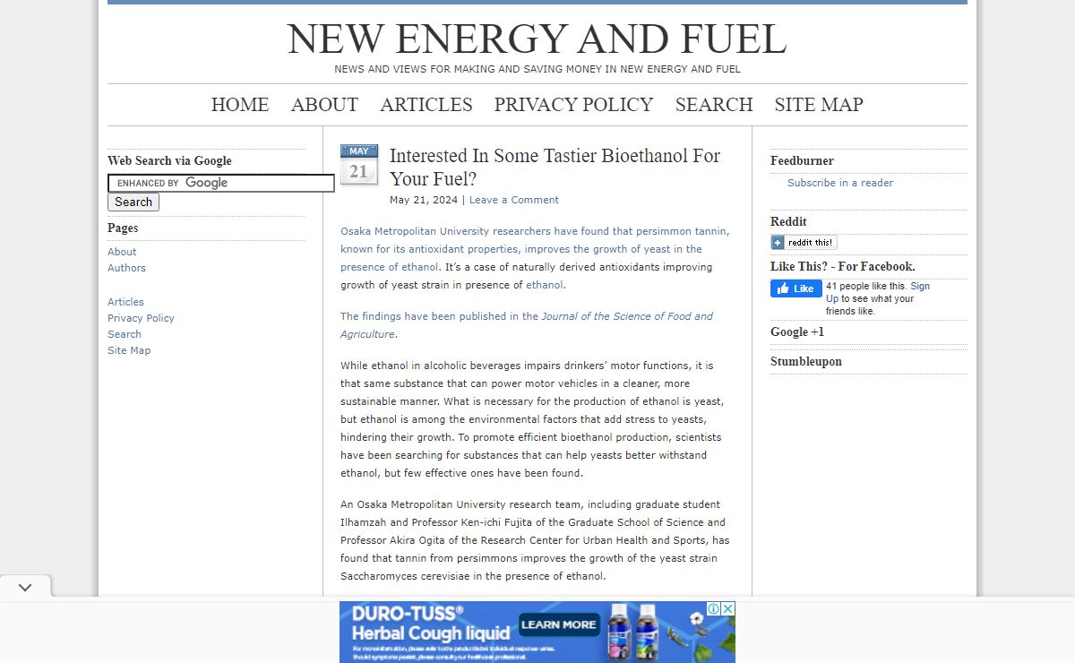 News & Views for Making & Saving Money in Energy and Fuel