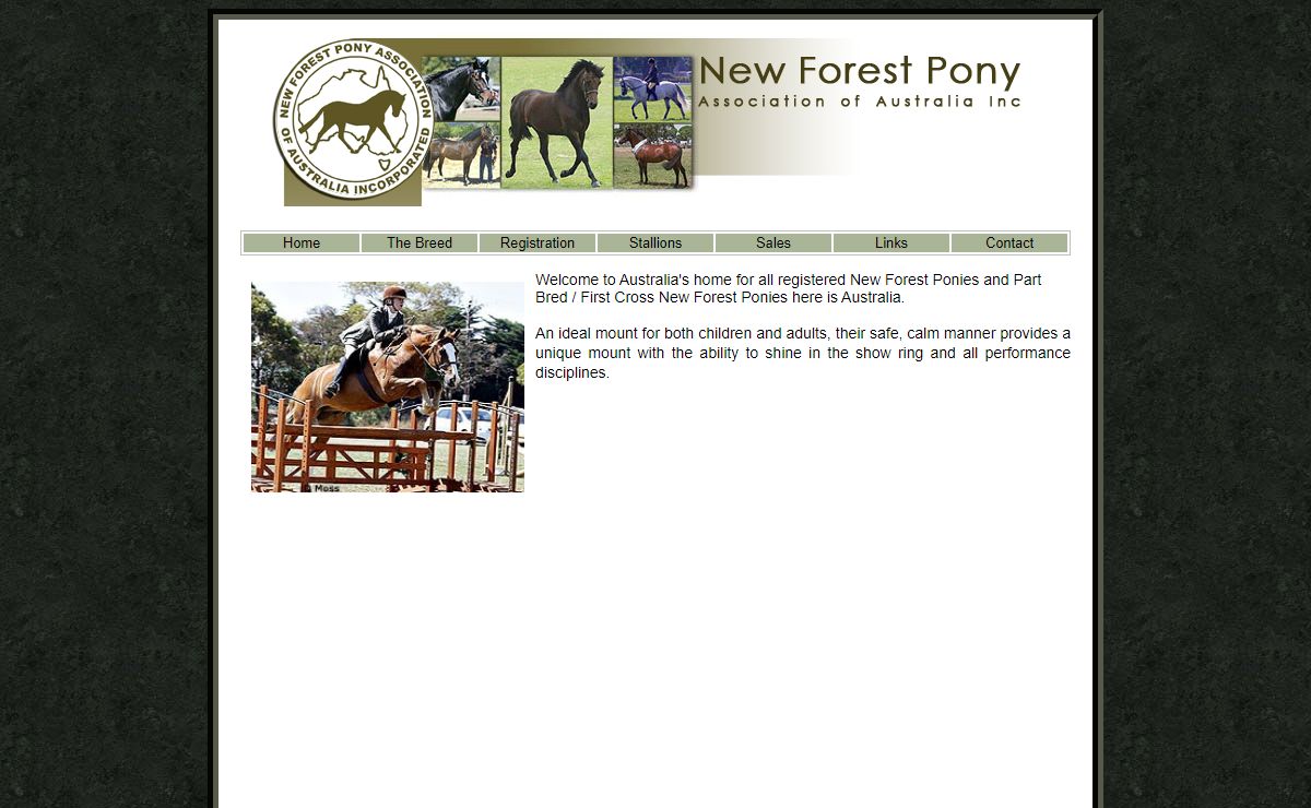 NFPAA Inc - New Forest Pony Association of Australia Inc. - New Forest Ponies Pure & Part Bred in Australiia