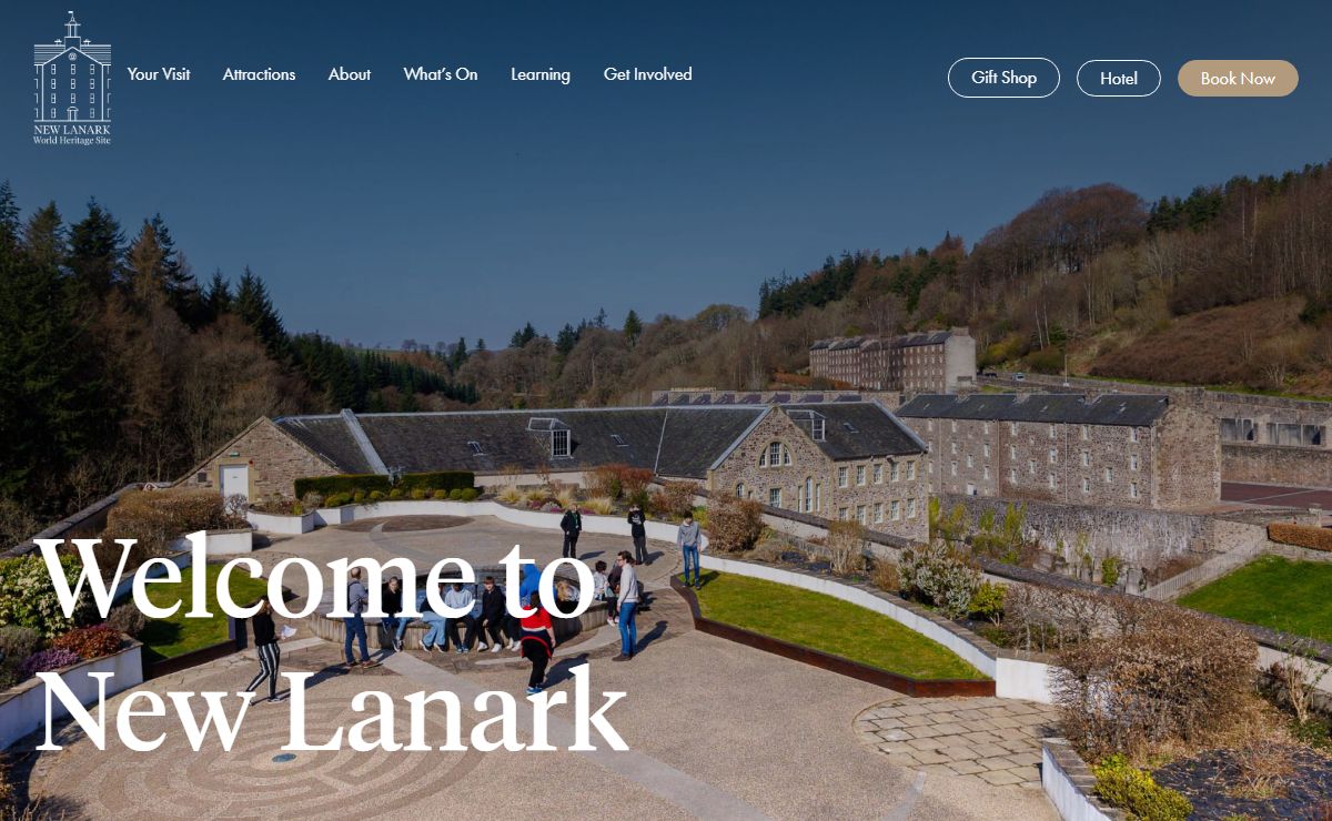 Welcome to New Lanark - New Lanark Visitor Centre