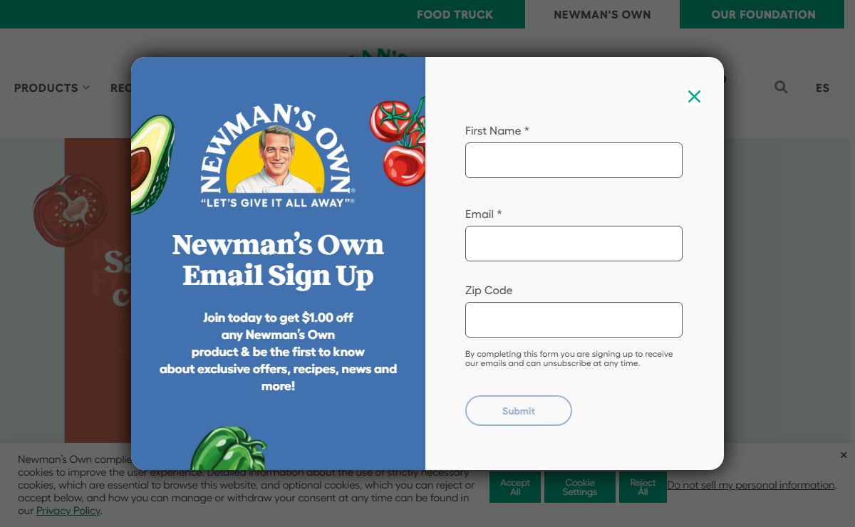 Newman’s Own | 100% Profits to Help Kids