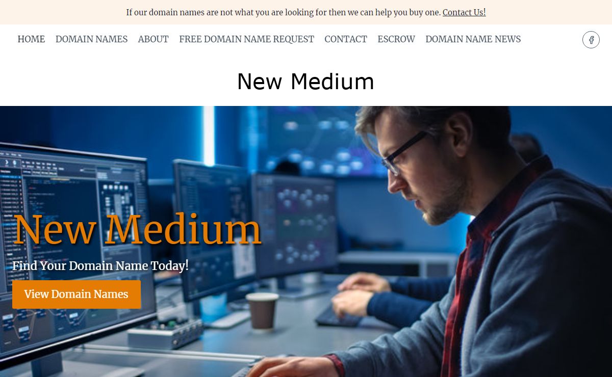 New Medium - Buy Sell Domain Names