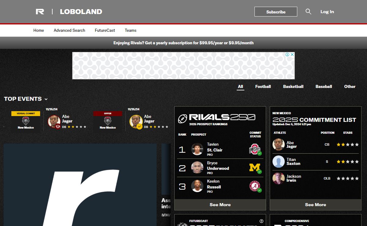 Loboland: New Mexico Lobos Football & Basketball Recruiting