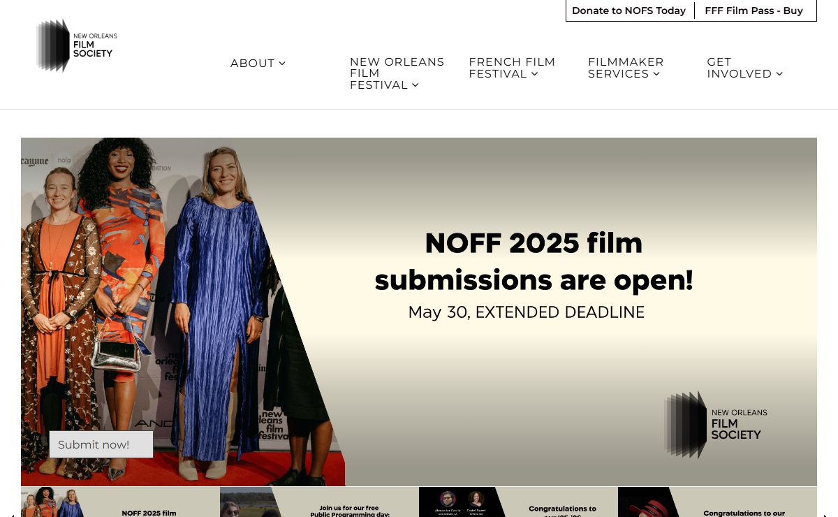 New Orleans Film Society | Home of Cinema in NOLA