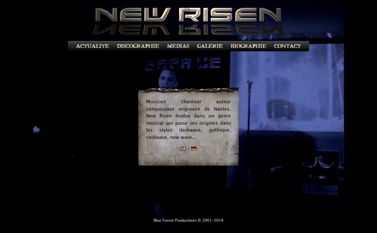 New Risen | Musicien darkwave gothique coldwave