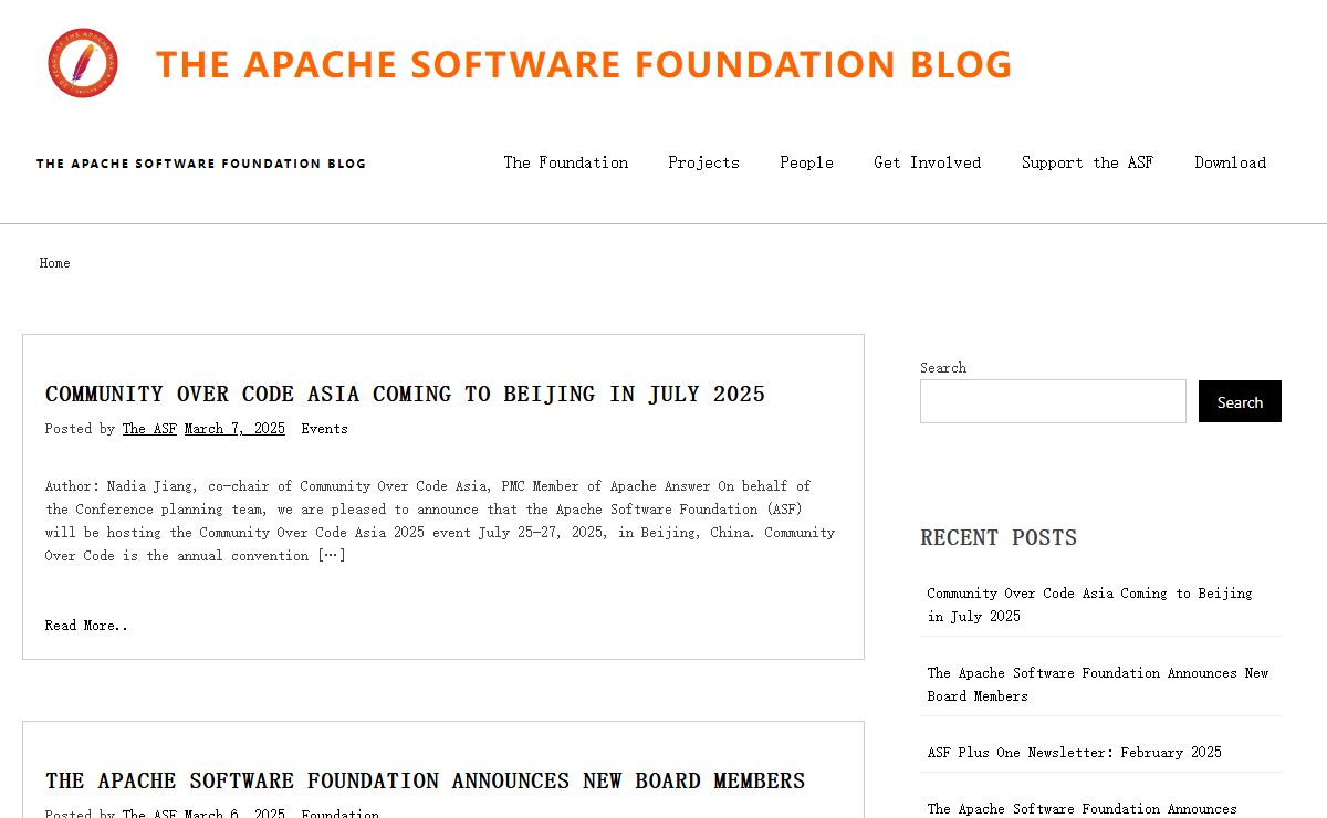 The Apache Software Foundation Blog - The Apache Software Foundation Blog