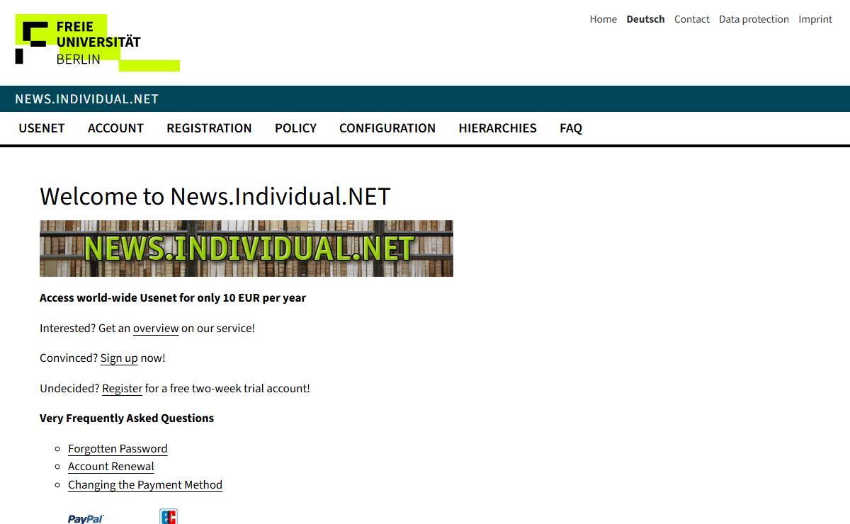 Welcome to News.Individual.NET « News.Individual.NET