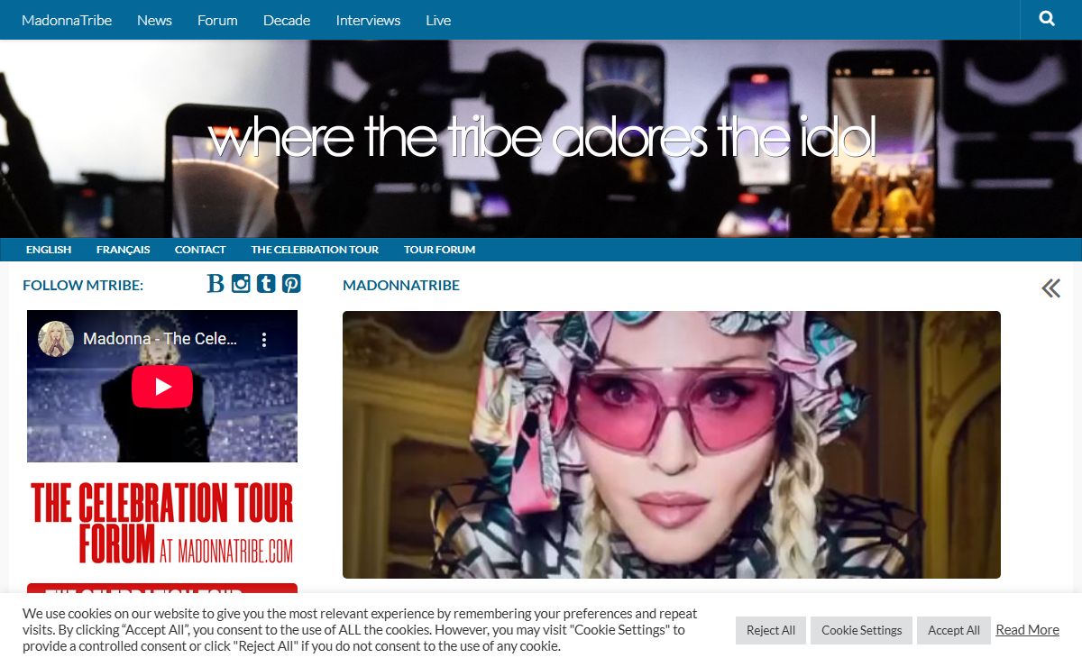 MadonnaTribe - Home of Madonna News Since 2003