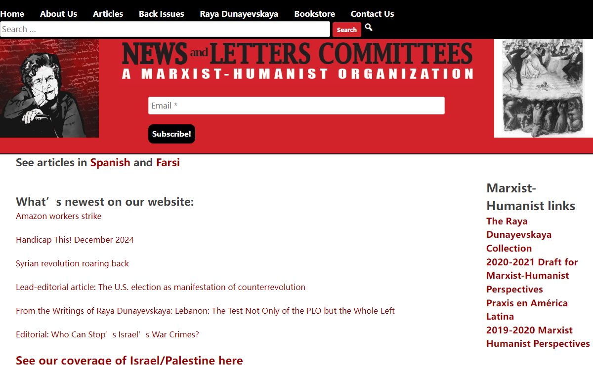 Current Edition - News and Letters Committees