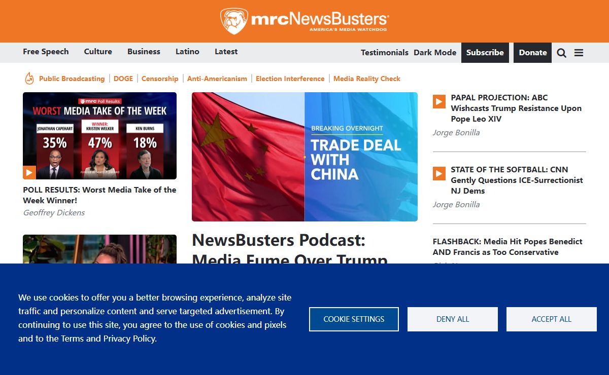 Newsbusters | Exposing and Combating Liberal Media Bias