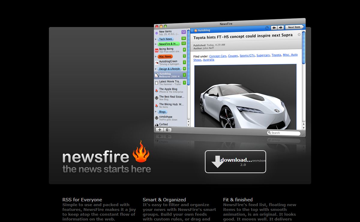 NewsFire™ (for Mac OS X)