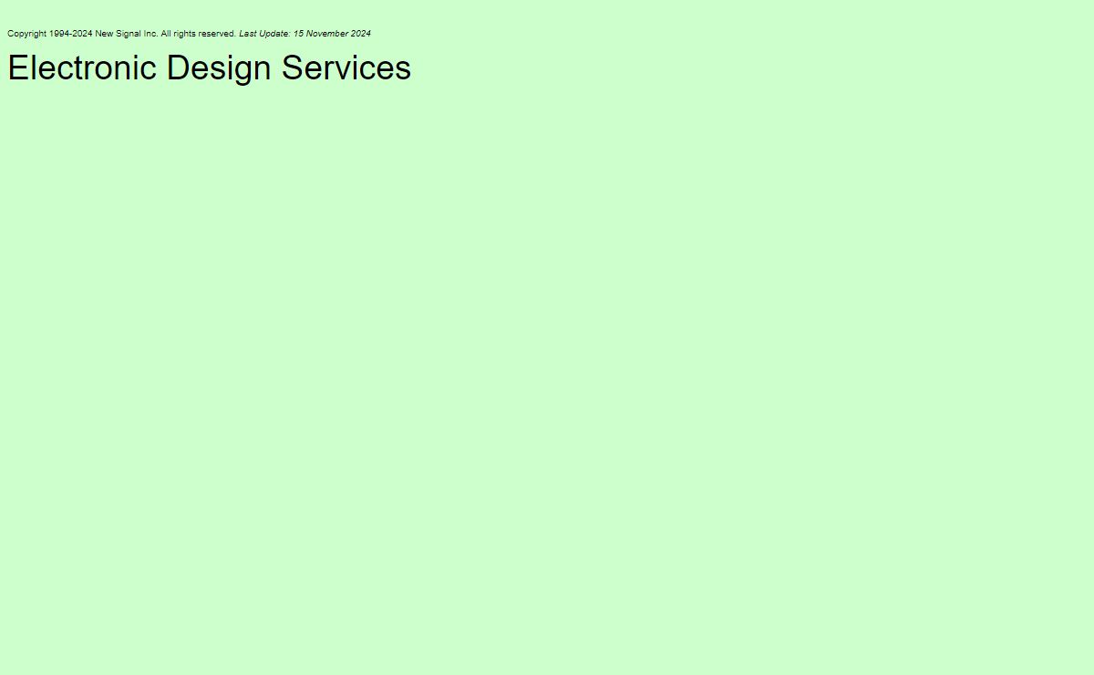 Electronic design services
