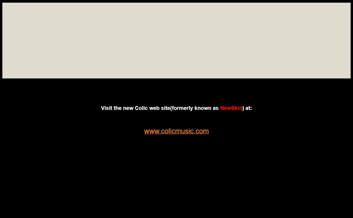 Colic site has changed