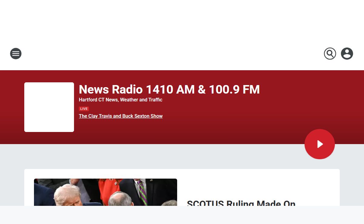 News Radio 1410 AM & 100.9 FM - Hartford CT News, Weather and Traffic