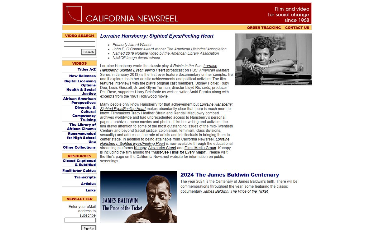 California Newsreel - Film and Video for Social Change Since 1968