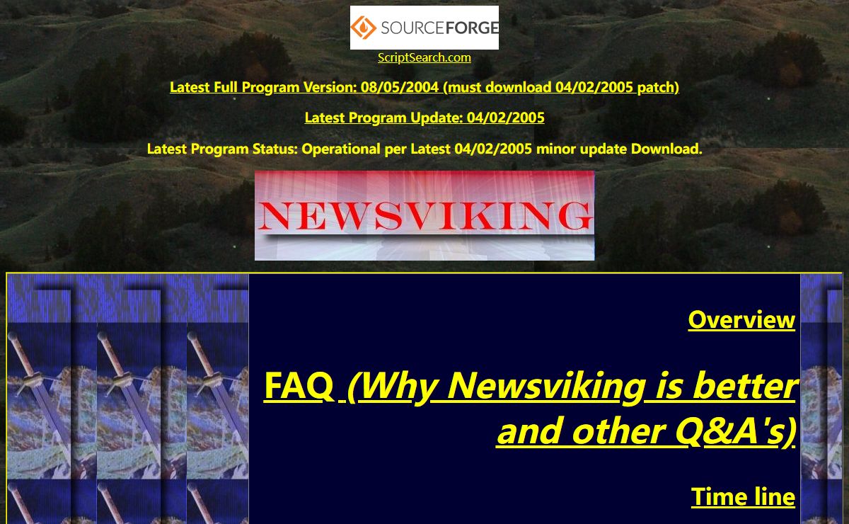 Newsviking III Internet Newspaper Harvester, story clipper, and sociopolitical commentary utility