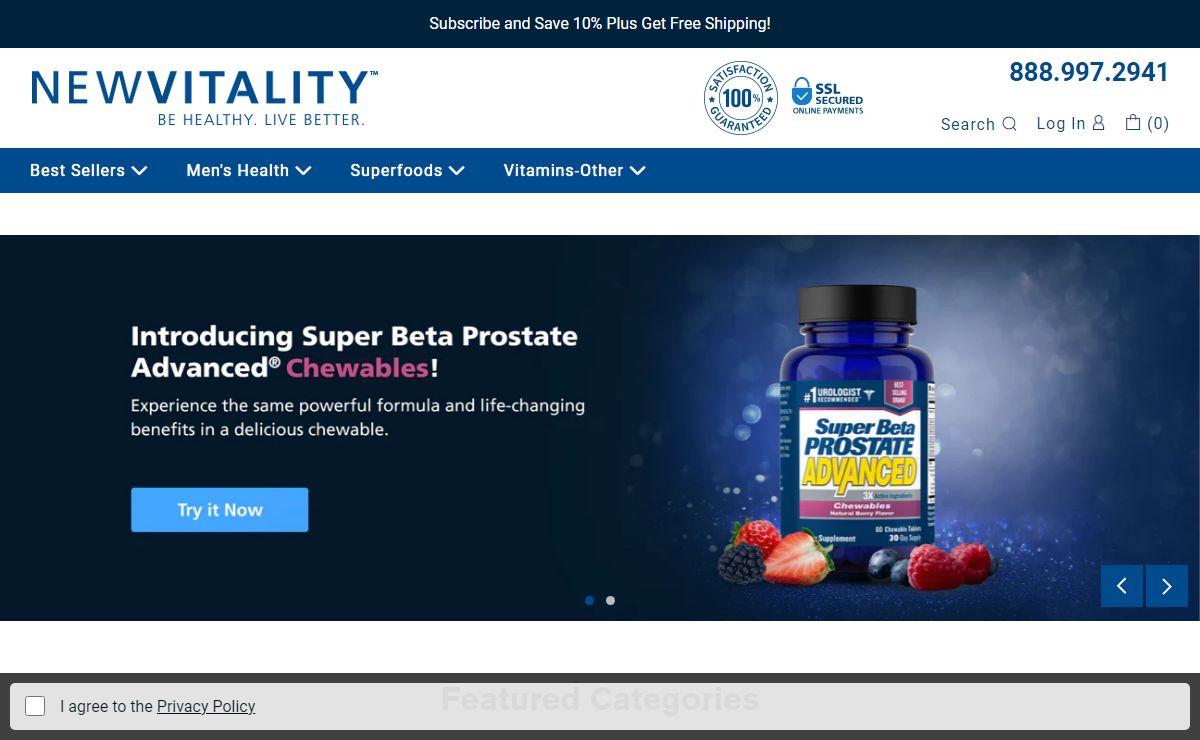 New Vitality - Helping People Live Longer And Look Younger